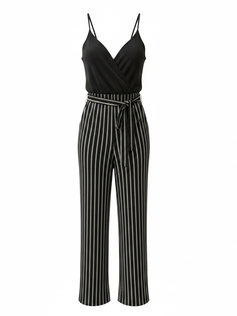Mikey & Joey Jumpsuit Striped White & Black Size S